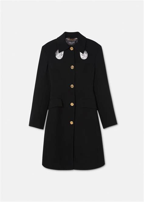 Versace Medusa Cutout Coat 